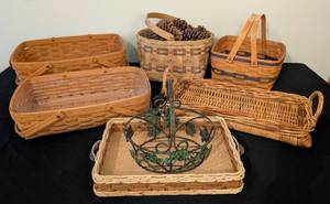 lot 231 image: ML - Longaberger Baskets - Assorted (Lot of 6)