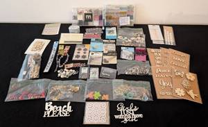 lot 273 image: LS - Assorted Crafting Embellishments - Beads, Buttons & More