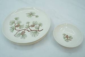 lot 117 image: Stetson Marcrest Misty Pine Vintage Oven Proof Dinnerware