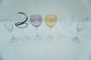 lot 129 image: Crystal Goblets and Other Stemmed Glassware