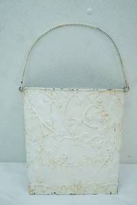 lot 158 image: Southern Living at Home Pressed Tin Flower Bucket