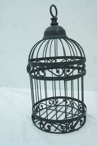 lot 163 image: Iron Bird Cage