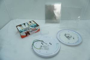 lot 219 image: LED Ceiling Lights, Luxrite Light Bulbs, Acrylic Picture Frames