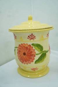 lot 228 image: Vintage Ceramic Cookie Canister