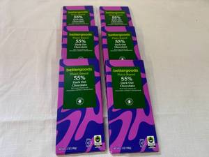 lot 18 image: SSS. 6x Better Goods Dark Oat Chocolate