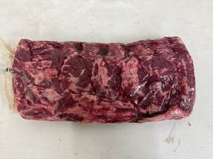 lot 1 image: UP. 10.35lbs New York Strip-Fresh Never Frozen Ready to cut into steaks