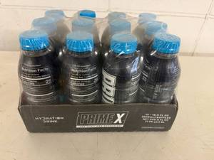 lot 299 image: 12x 16.90z PrimeX Blue (Cherry Freeze-per Google Search)