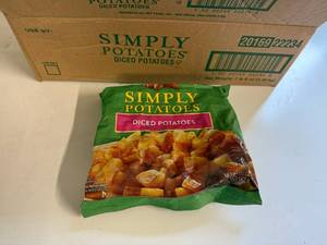 lot 114 image: BB. 6x Simply Potatoes-Diced
