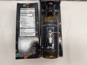 lot 208 image: 3x 12oz Makeumami Teriyaki Sauce- By Shota Nakajima