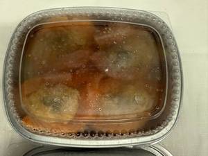 lot 143 image: K. 3x 4 portions Atlantic Salmon wSeafood Stuffing