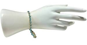 lot 8NP image: 14K Gold Topaz Bracelet