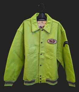 CT - Wu Wear WorldWide Registry Leather Jacket - Vintage 1990s - Men's Size 2XL