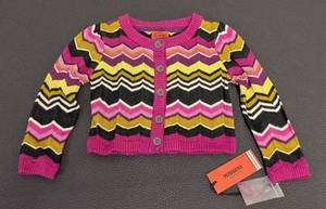 lot 27SC image: Missoni for Target Toddler Chevron Cardigan