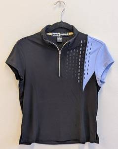 lot 79CH image: Jamie Sadock Zip-Front Polo Shirt - Size Small