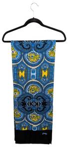 lot 116MP image: Oilily Blue Scarf - Paisley Print, 12 x 68 in