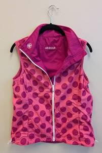 lot 125CH image: Abacus Reversible Vest - Womens - Size Small - Pink with Purple Polka Dots
