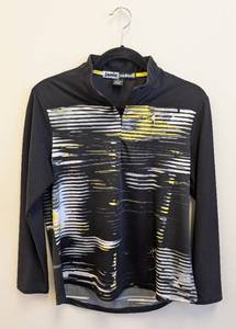 lot 127CH image: Jamie Sadock Womens Shirt - Abstract Stripe Print, Size Medium