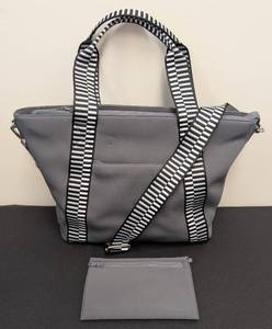 lot 147JG image: Citi Collective Neoprene Tote with Striped Handles