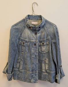 lot 148CH image: Luck Jeans Denim Jacket - Womens Size 10, Light Wash