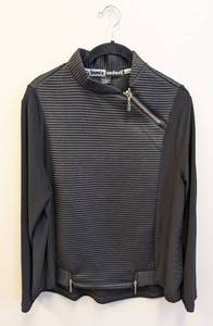 lot 160CH image: Jamie Sadock Womens Zip-Front Jacket - Quilted Ribbed Bodice, Size S