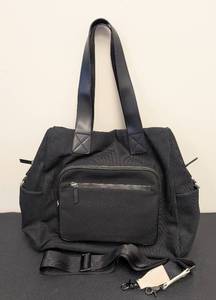 lot 167JG image: Citi Collective Canvas Bag (Large) - Black, Front Zip Pocket