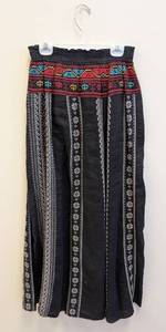 lot 168MP image: JW Los Angeles Embroidered Maxi Skirt - Womens Small
