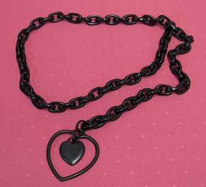 lot 183MP image: Moschino Cheap & Chic Vintage Belt - Heart Pendant