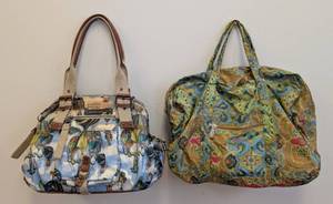 lot 191MP image: Oilily Purses Pair - Balloon & Paisley Prints