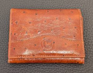 lot 210SC image: Los Robles Leather Wallet - Ostrich Texture