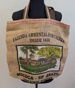 lot 212SC image: Fazenda Ambiental Fortaleza Tote Bag - Mococa SP Brazil Organic Coffee
