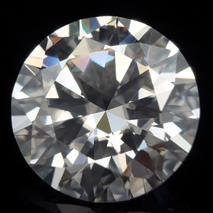lot 33 image: 10 Carat Moissanite Round Brilliant Cut - GRA REPORT VIDEO