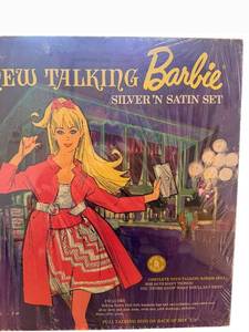 lot 4 image: Barbie Talking Barbie - Silver N Satin Set