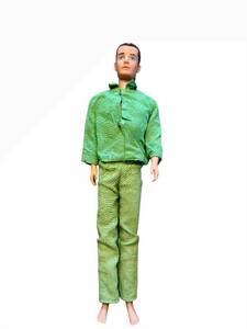 lot 9 image: Ken Doll 12-inch Green Suit with Matching Shirt & Pants