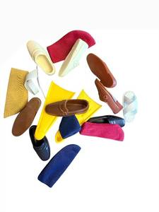 lot 28 image: Assorted Footwear Accessories - Multicolor Insole Pieces, Cushions & Straps for DIY Repairs