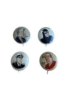lot 55 image: Kelloggs Pep Pinback Buttons - 4-Pack