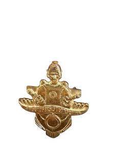 lot 80 image: Buck Rogers Solar Scouts Pin - Vintage Gold-tone Astronaut Badge