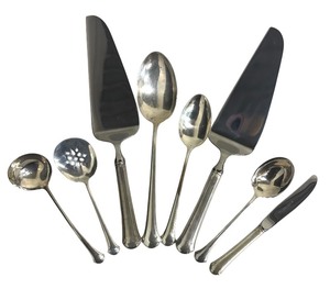 lot 26CP image: CP - Towle Chippendale Sterling Silver Serving Utensils - Assorted Set