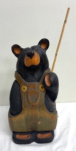 lot 59PC image: Big Sky Carvers Huck Fishing Bear, Limited Edition