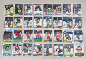 lot 306BL image: NHL 1979-80 Vintage Hockey Cards - Record Breaker & Team Leaders