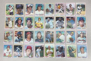 lot 328BL image: Vintage Baseball Cards - Assorted 1970s-1980s MLB Cards