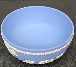 Vintage Wedgwood Jasperware Blue Bowl - Made in England