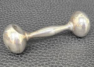 lot 162MP image: Vintage Sterling Silver Rattle