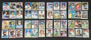 lot 316BL image: Topps Baseball Cards - 48 Vintage Cards