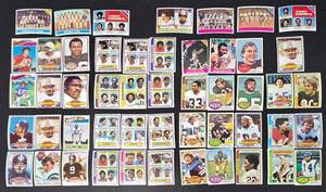lot 339BL image: Vintage Football & Basketball Trading Cards - 59 Cards (1970s-80s)