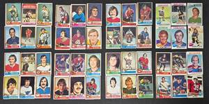 lot 343BL image: Vintage Hockey Cards (Lot of 48) - 1970s80s Era