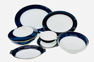 lot 35MP image: Vintage Rosenthal Claudine Pattern Dinnerware Serving Pieces