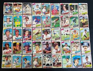 lot 247BL image: Topps Baseball Cards - Vintage 1980s Assortment of Team Cards