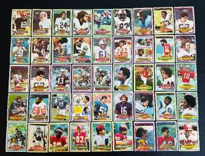 lot 248BL image: Trading Cards - Vintage 1979 NFL All-Pro AFCNFC Sheet