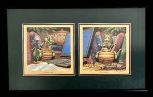 lot 119 image: Randall Spangler Hit N Key & Plug-In Play Diptych - Limited Edition 366500