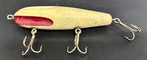 lot 207 image: Creek Chub Pikie Eye 700 Wood Fishing Lure - 5in